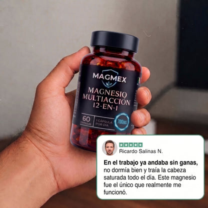 MAGMEX - COMPLEJO DE MAGNESIO MULTIACCIÓN 12 EN 1